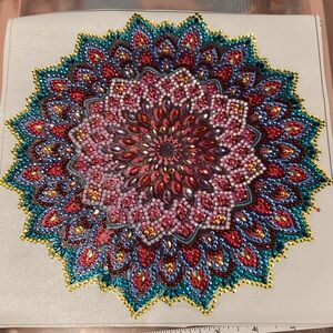 Colorful Mandala Art Piece